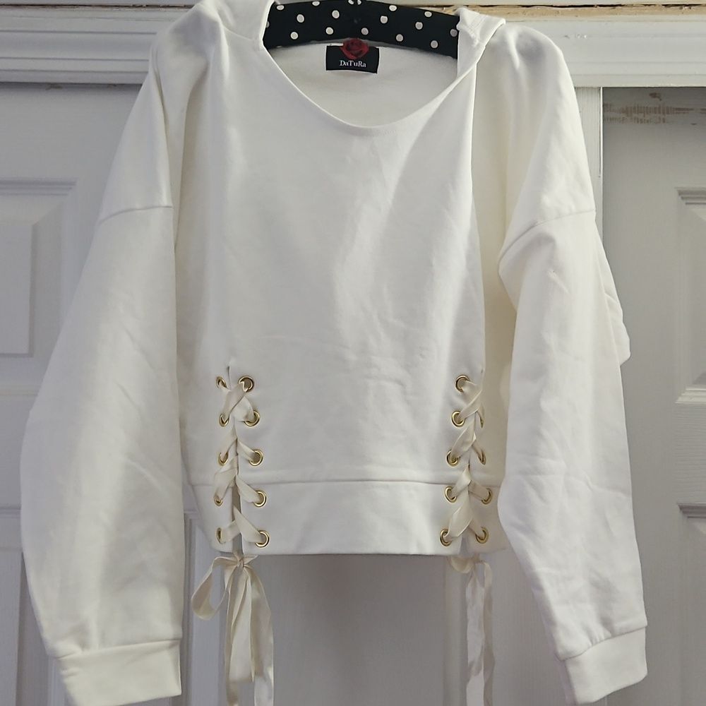 🦭🦭🦭 DATURA Lace-Up Hoodie 🦭🦭🦭